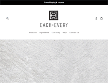 Tablet Screenshot of eachandevery.com